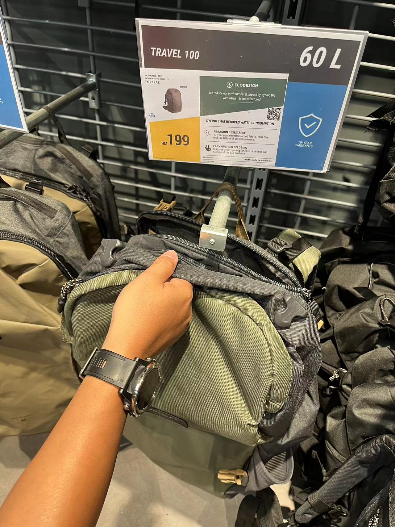 Decathlon travel online bags